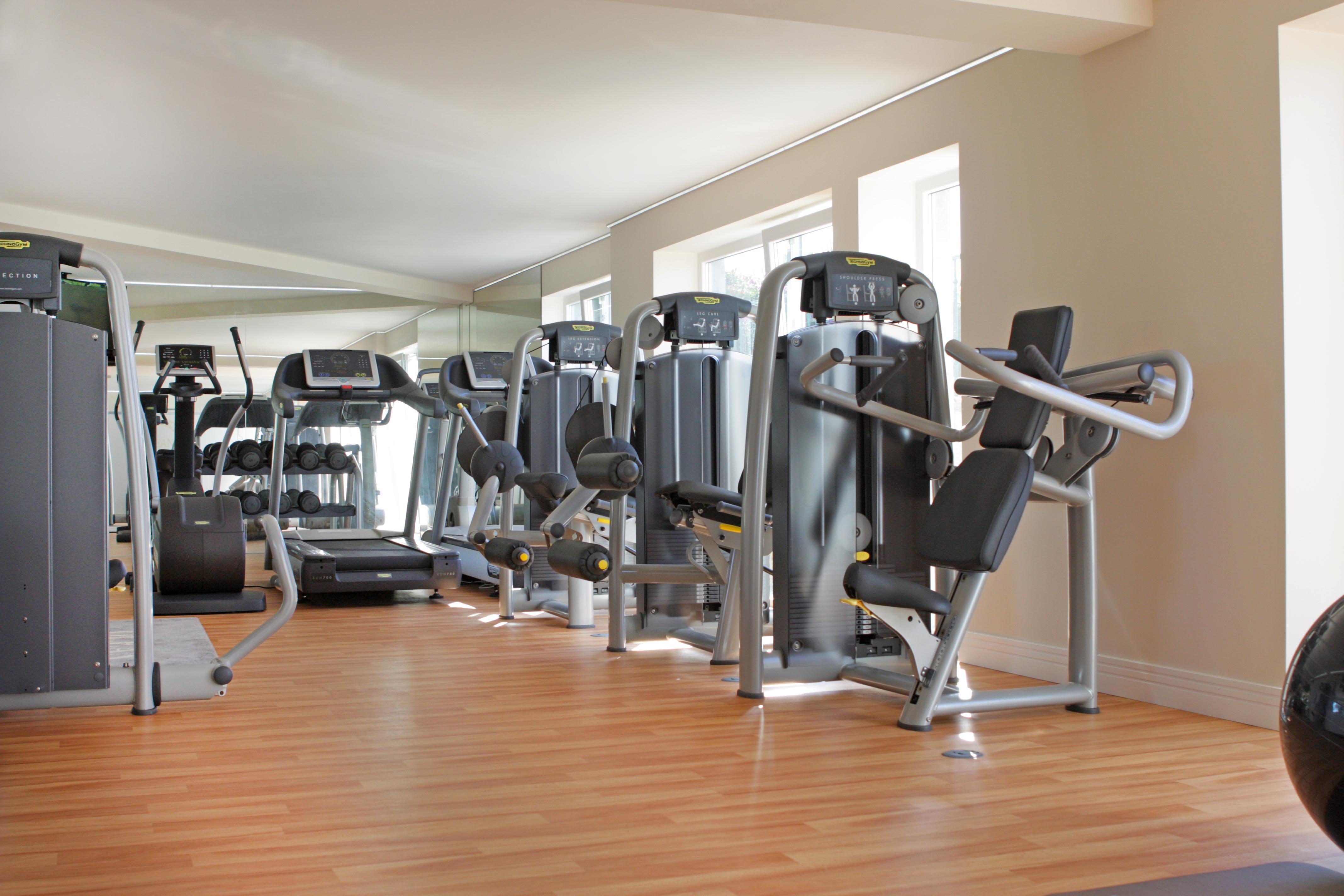 세뇨라 다 기아 카스카이스 부티크 호텔 외부 사진 The gym at the hotel