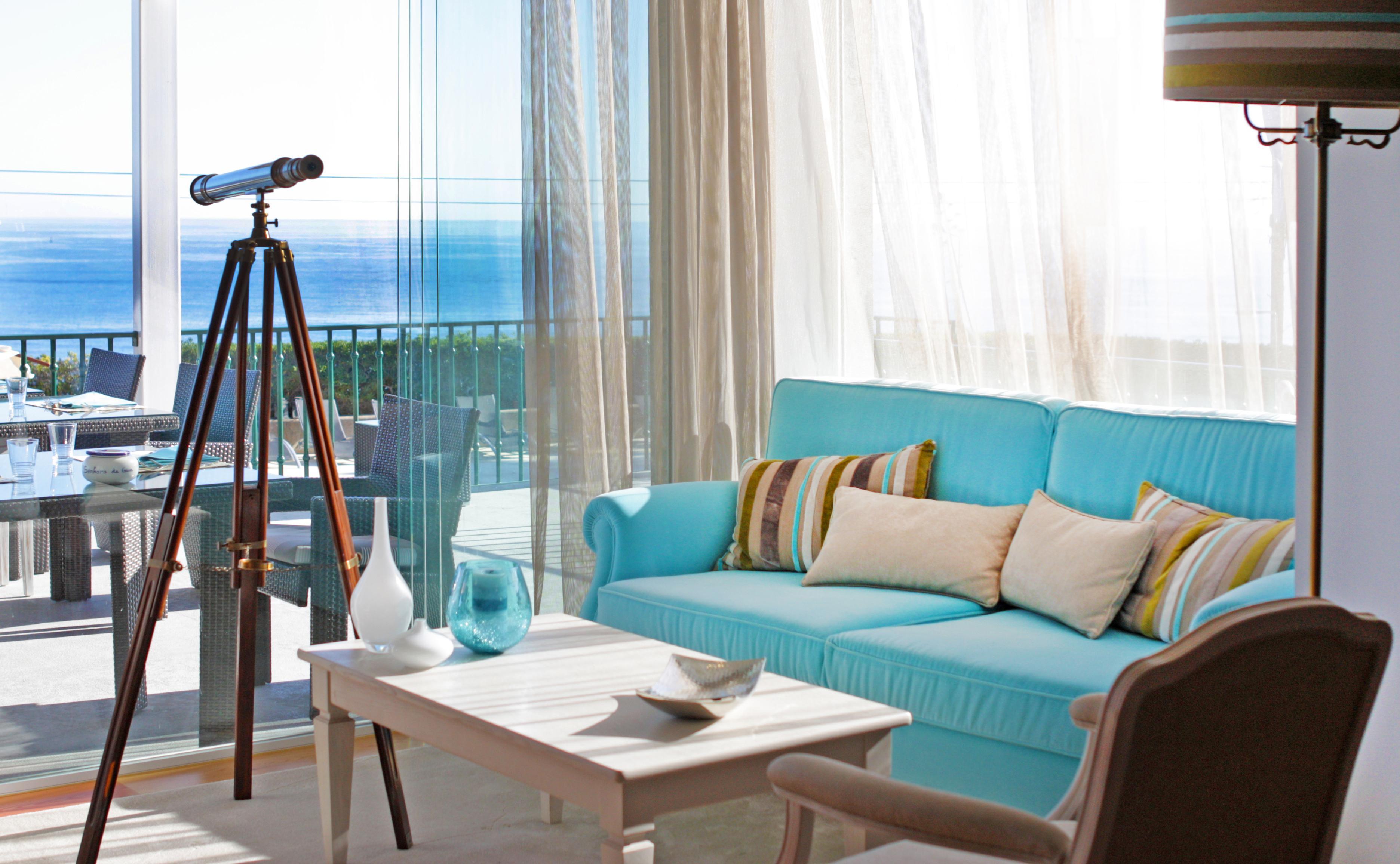 세뇨라 다 기아 카스카이스 부티크 호텔 외부 사진 A living room